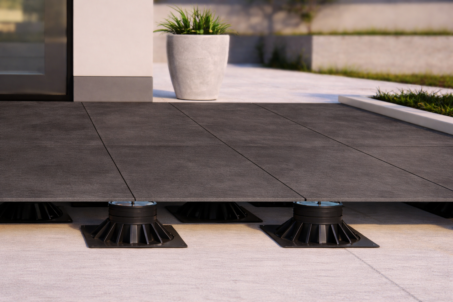 Kit Pronto Urban Antrazyt 60x120x2cm Gres Flottante
