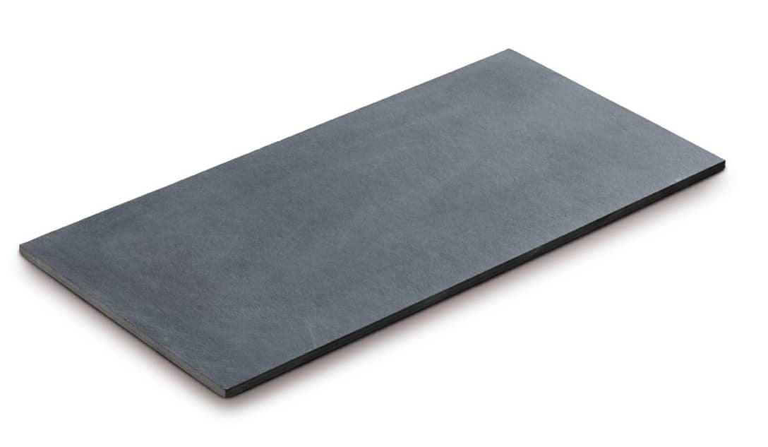 Pietra Naturale ARDESIA NERA - Lastra in Ardesia Brasiliana per Pavimentazione Esterna - Finitura Naturale 30x60x1cm