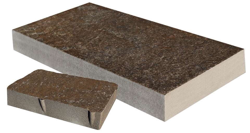 Gres spessorato PAVÉ 5 CM PORFIDO ROSSO - Tre misure disponibili
