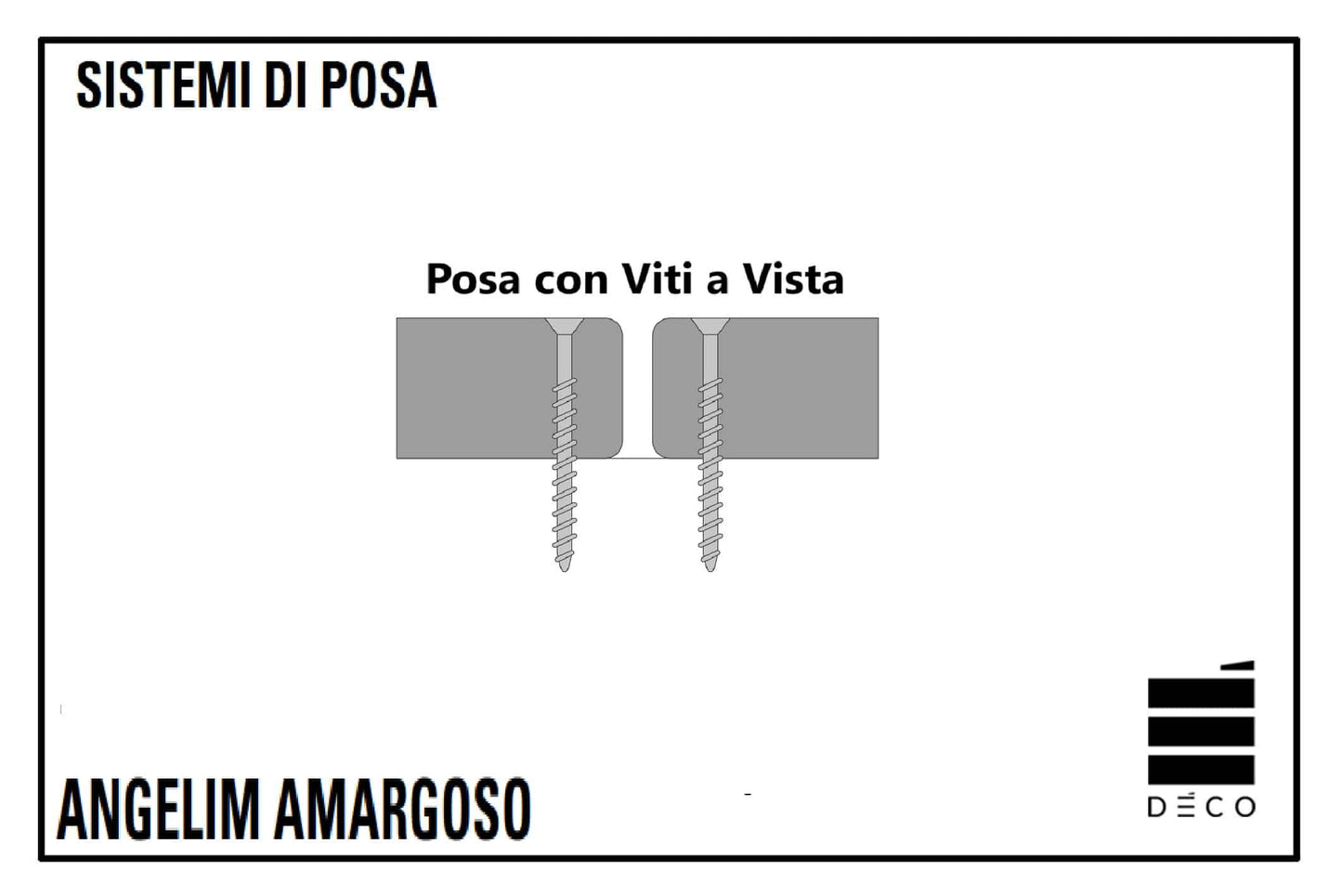 LEGNI NATURALI - ANGELIM AMARGOSO - Doga S - 19x90mm