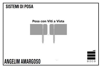 LEGNI NATURALI - ANGELIM AMARGOSO - Doga S - 19x90mm