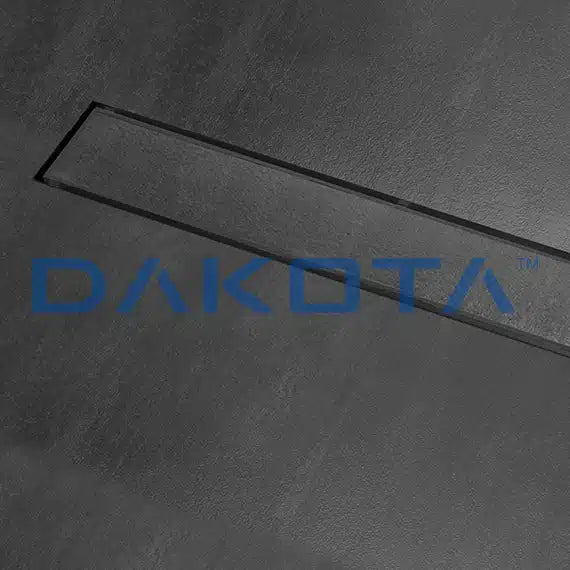 Kit - Canaletta Dakua+ Plus con Griglia Inox Duo 900 - Canaletta per doccia a pavimento Double Face 78x900