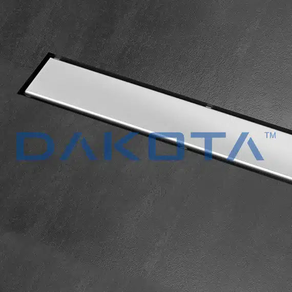Kit - Canaletta Dakua+ Plus con Griglia Inox Duo 800 - Canaletta per doccia a pavimento Double Face 78x800