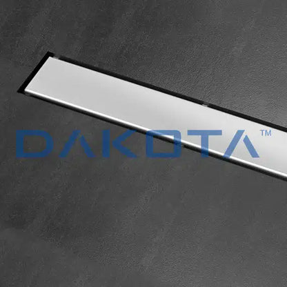 Kit - Canaletta Dakua+ Plus con Griglia Inox Duo 700 - Canaletta per doccia a pavimento Double Face 78x700