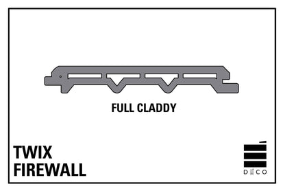 FIREWALL TWIX - Rivestimento - Profilo Full Claddy - 16x164x2800mm