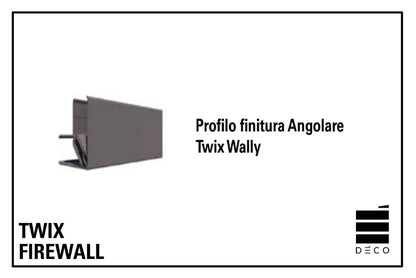 FIREWALL TWIX - Profilo finitura Angolare per Twix Wally