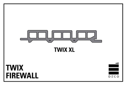 FIREWALL TWIX - Rivestimento - Profilo XL - 29x207x3000mm