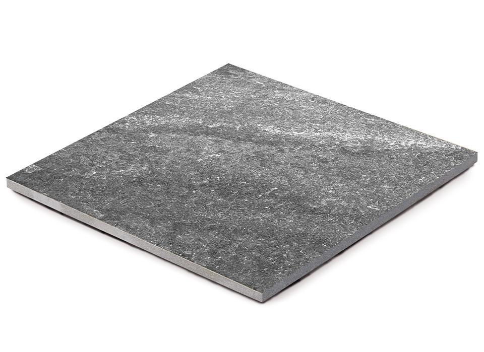Gres spessorato QUARZO NERO 80x80x2 cm