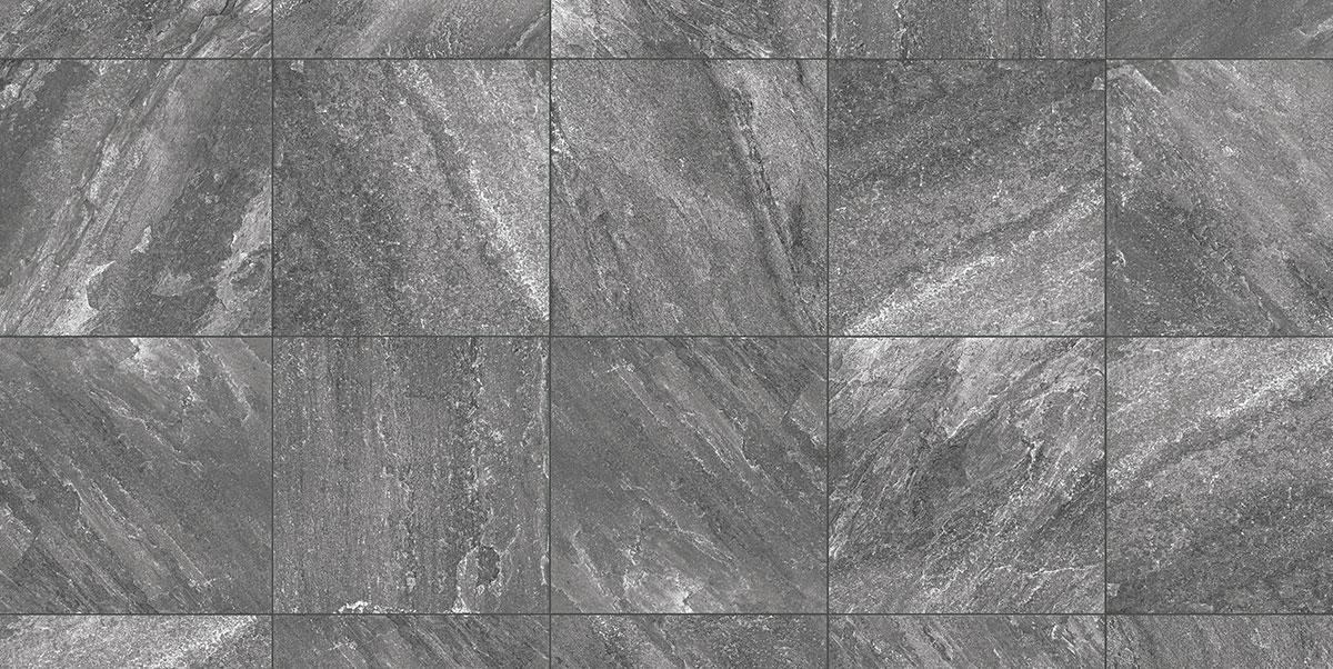 Gres spessorato QUARZO NERO 80x80x2 cm