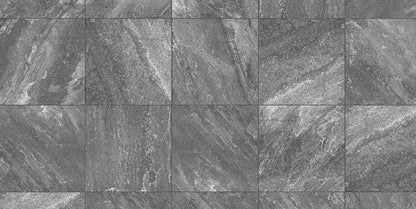 Gres spessorato QUARZO NERO 80x80x2 cm