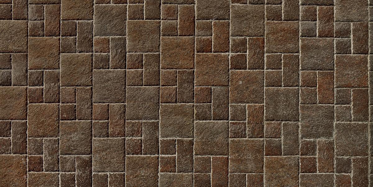 Gres spessorato PAVÉ 5 CM PORFIDO ROSSO - Tre misure disponibili