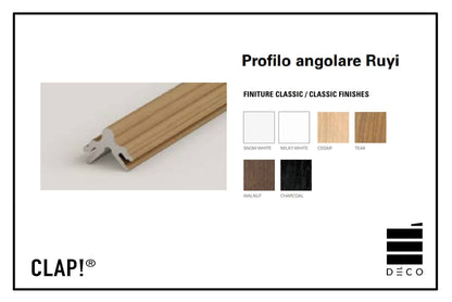 MOOVE.URBAN- Profilo + magatelli + microgroppini - Modello Golden - Finitura Classic