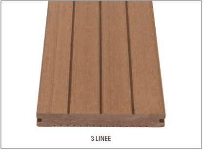 DÉCOWOOD - Pavimento per esterno - Profilo Poetto - 19x146x2900mm