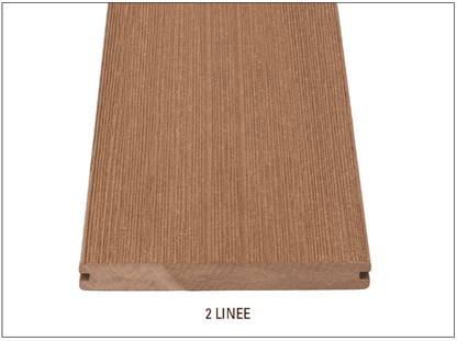 DÉCOWOOD - Pavimento per esterno - Profilo Plus Solido- 20x165x2200mm