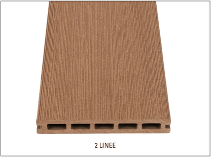DÉCOWOOD - Pavimento per esterno - Profilo Plus Alveolare- 23x165x2200mm