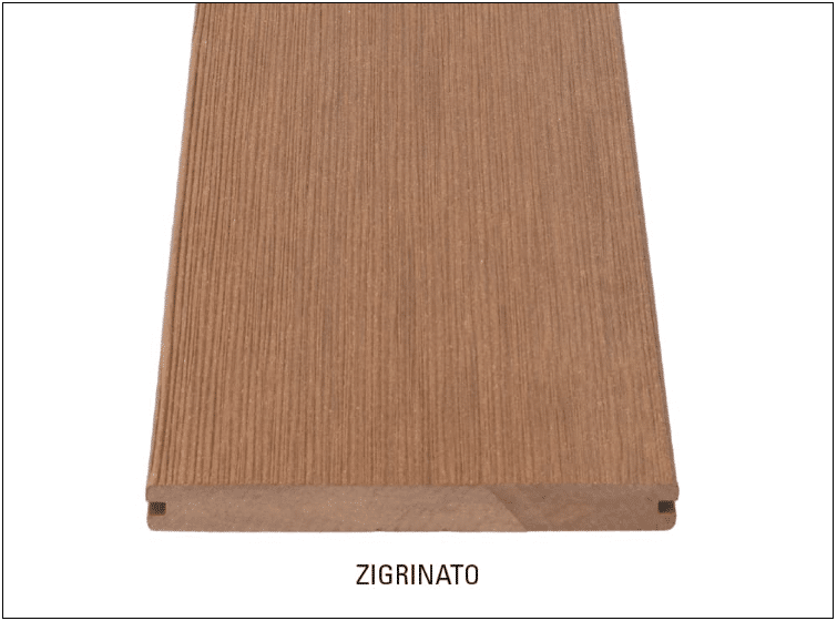 DÉCOWOOD - Pavimento per esterno - Profilo Plus Solido- 20x165x2200mm