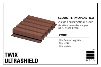FIREWALL TWIX - Rivestimento - Profilo Wally - 18x173x2900mm
