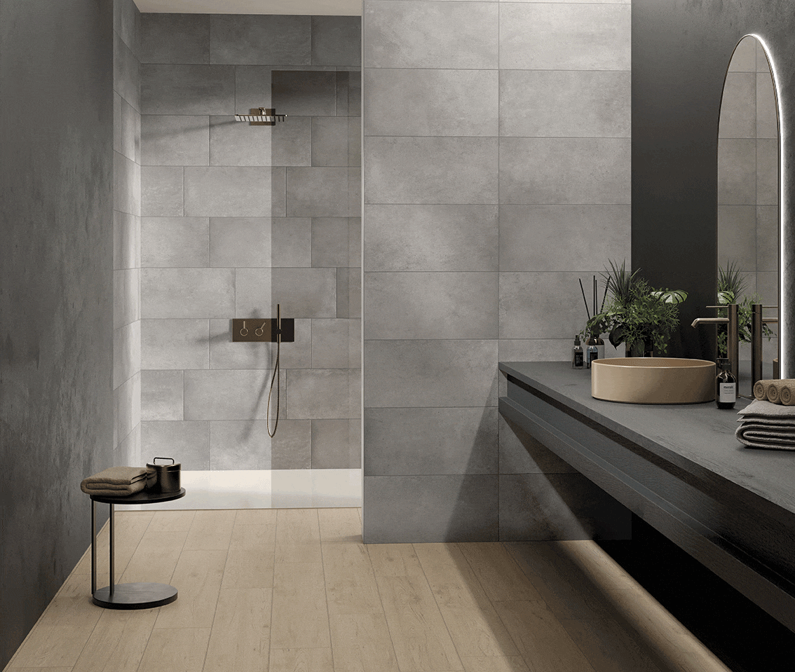 Gres spessorato ULTRA SOLID LIGHT GREY 60x60x2 cm