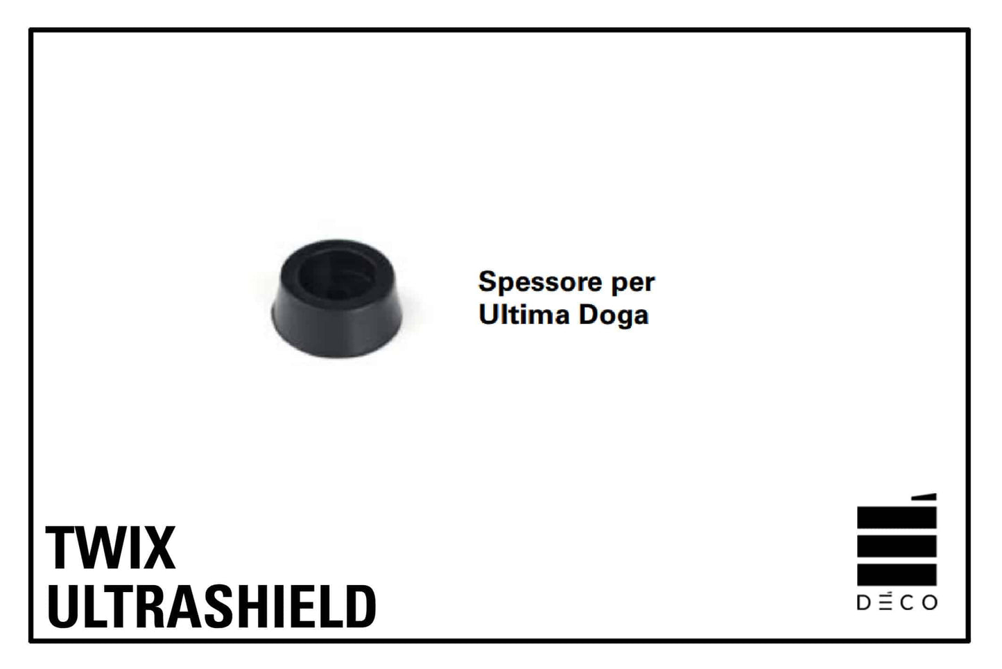 TWIX ULTRASHIELD - Spessore per ultima doga Twix - Confezione da 250 pz.