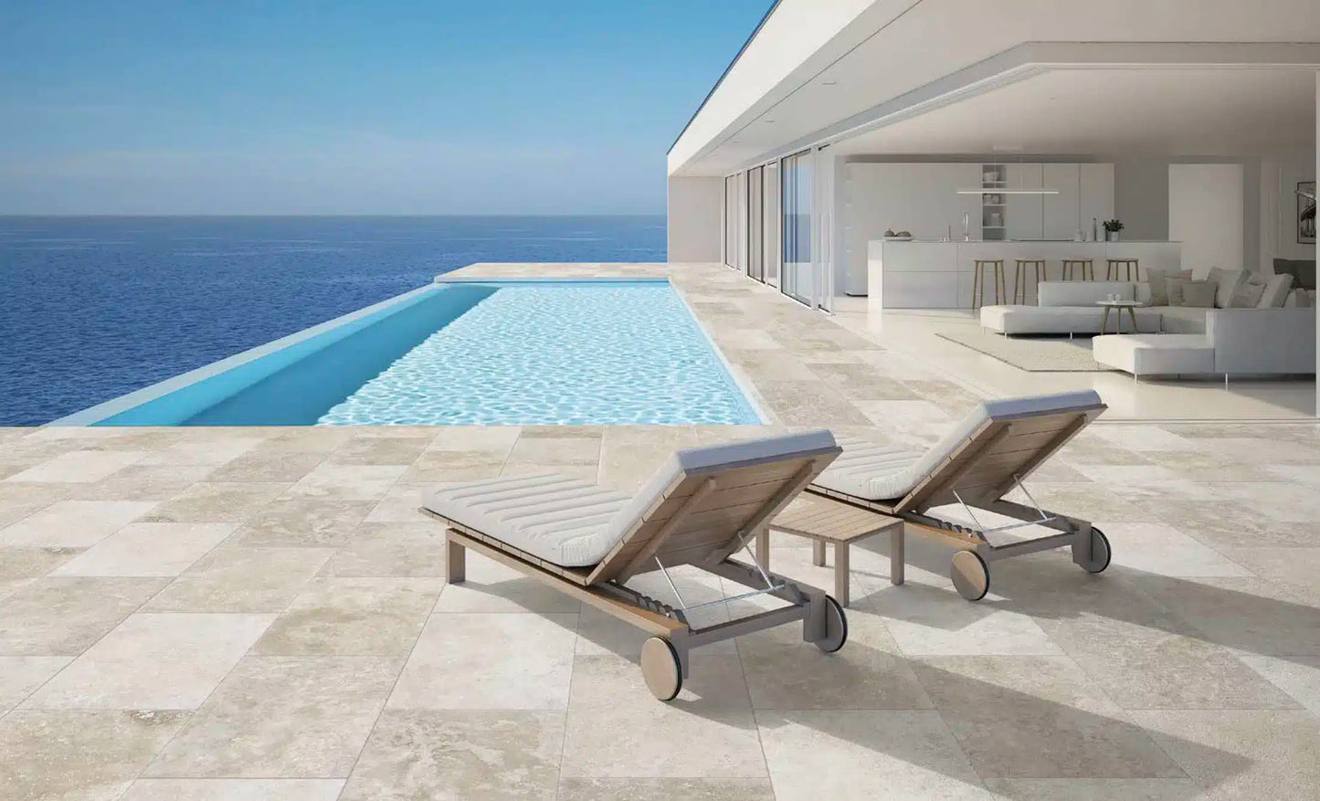 Gres spessorato TRAVERTINO RUSTIC 60x90x2 cm