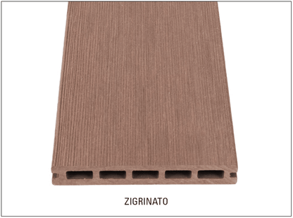 DÉCOWOOD - Pavimento per esterno - Profilo Plus Alveolare- 23x165x2200mm