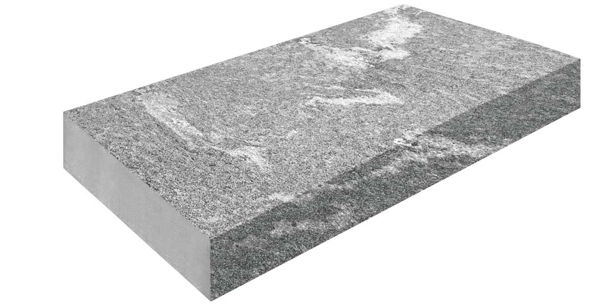 Gres spessorato - Copertina in pietra - UNIVERSALE 5 CM GRIGIONI - 20x40x5 cm