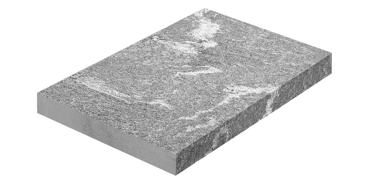 Gres spessorato - Copertina in pietra - UNIVERSALE 5 CM GRIGIONI - 20x40x5 cm