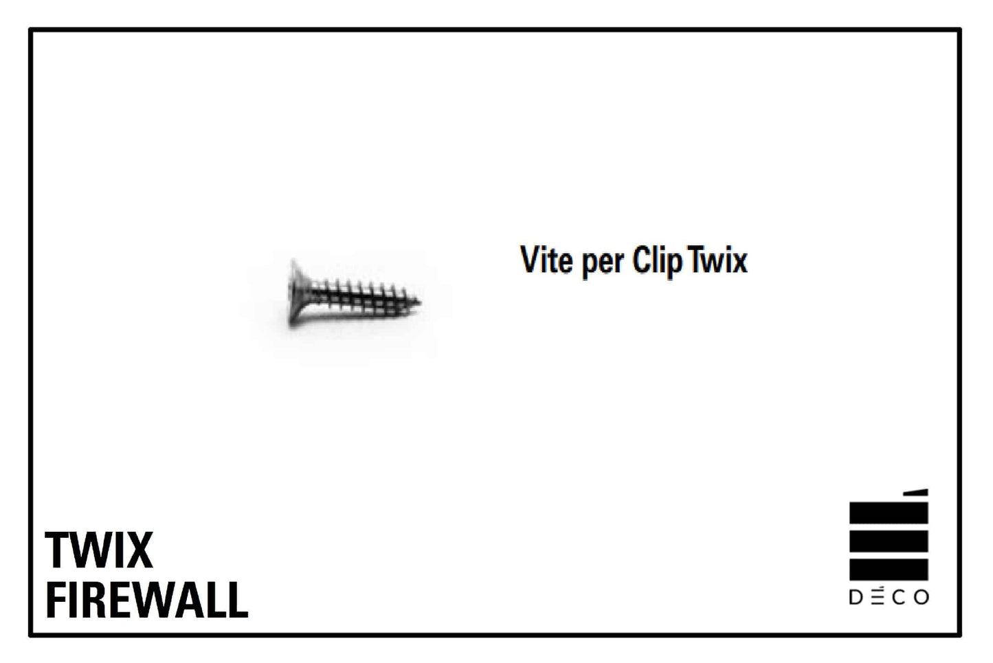 FIREWALL TWIX - Viti per Clip Twix