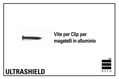 ULTRASHIELD DOGHE - Viti per Clip - per Magatelli in alluminio - Confezione da 125pz.