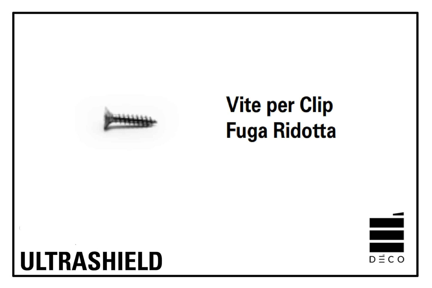 ULTRASHIELD DOGHE - Viti per sistema di posa a Fuga Ridotta - Confezione da 500pz.