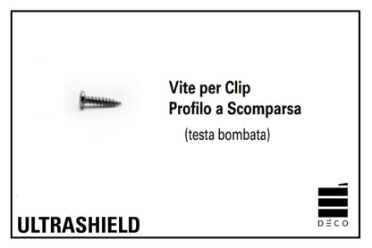 ULTRASHIELD DOGHE - Viti per sistema di posa a Scomparsa - Confezione da 500pz.