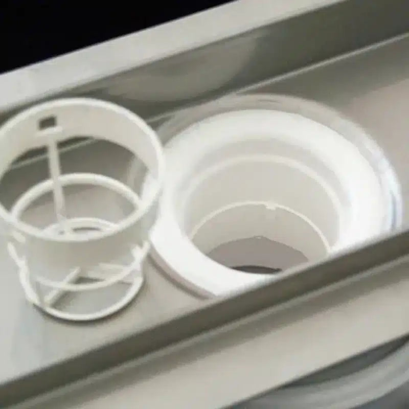 Kit - Canaletta Dakua+ Slim con Griglia Inox 600 - Canaletta per doccia a pavimento 25x600
